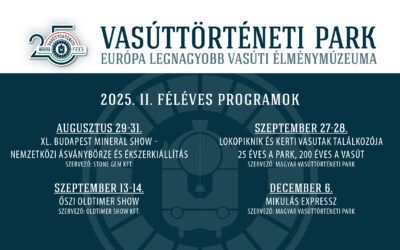 Programok a Vasúttörténeti Parkban 2025