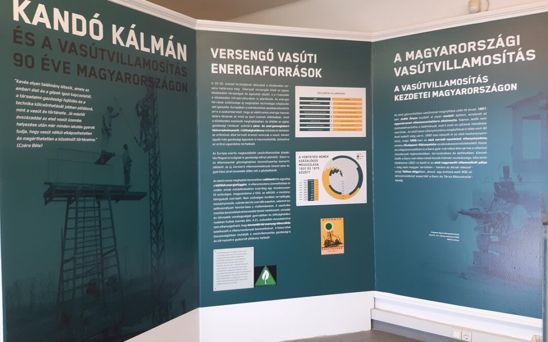 Kandó Kálmán és a vasútvillamosítás 90 éve Magyarországon kiállítás